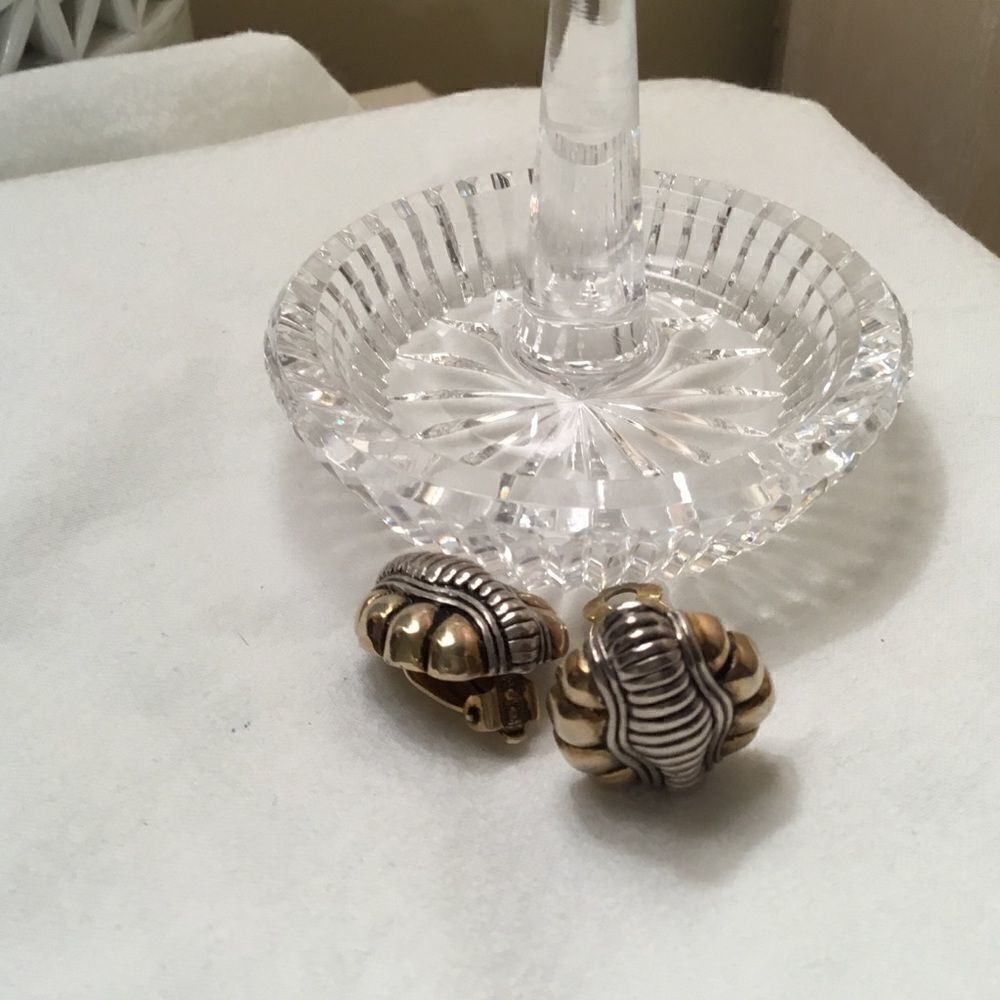 Silvertone and Goldtone Clip On Earrings